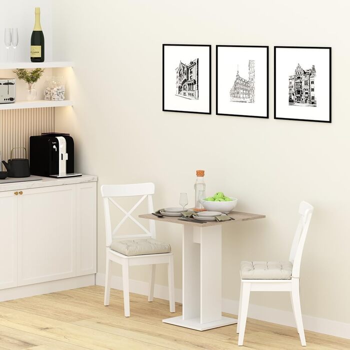Стіл їдальний Vicco Repose, 65x65 см, Сонома