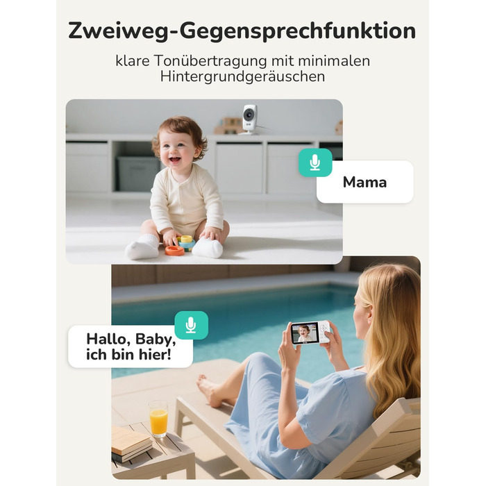 Відеоняня GHB з камерою та LCD-екраном 3.2