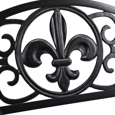 Relaxdays Металевий садовий стілець у стилі ретро