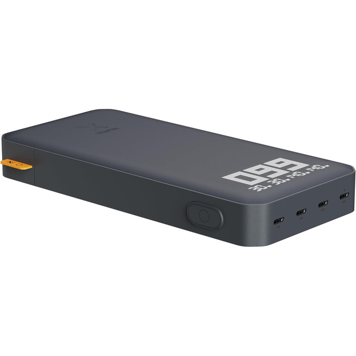 Для ноутбука Xtorm Titan Ultra 200 Вт, Power Bank 27 000 MAH, XB403, USB-C PD, LED індикатор, сумісний зі смартфоном, планшетом і ноутбуком, XB4, Магнітний USB-кабель, Міцний матеріал, Сірий