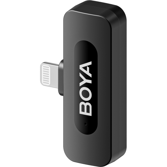 Бездротовий петличний мікрофон BOYA BY-V3 combo Type-C/Lightning Black