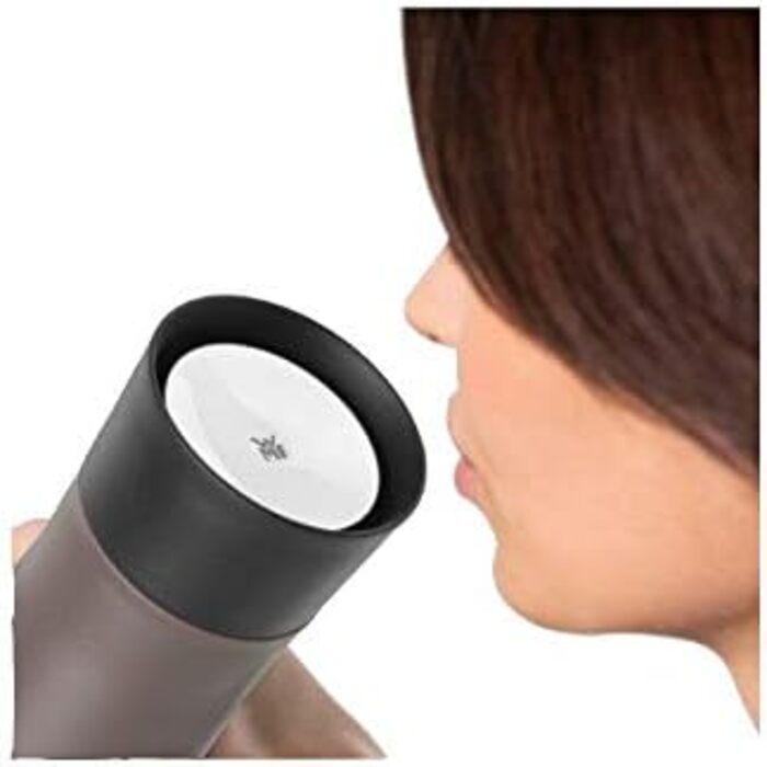 Термокружка WMF Impulse 350 мл, з автоматичним клапаном та 360° отвором, підтримує температуру до 8 годин (гаряче) / 12 годин (холодне), сірий колір