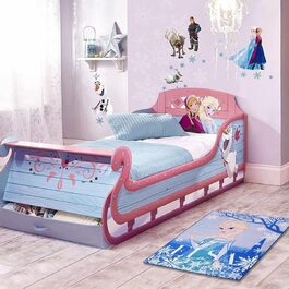 Ліцензований продукт Disney-заморожений ігровий килимок принцеси Ельзи 133x95 см-ігровий килимок з блакитним килимком для дитячої кімнати