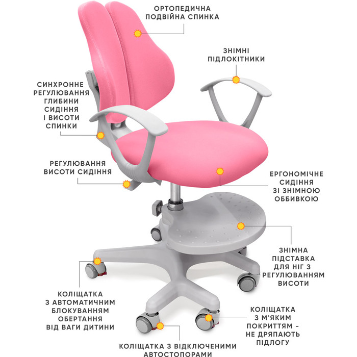 Дитяче крісло Evo-kids Mio-2 KP (арт.Y-408 KP)