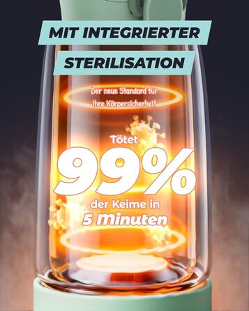 Портативний підігрівач для пляшечок Wemoh з самоочищенням, точним контролем температури, 450 мл та швидким нагрівом 100W для дитячого харчування та води
