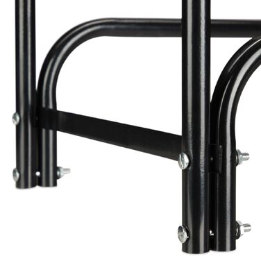 Стильна металева полиця для дров Relaxdays