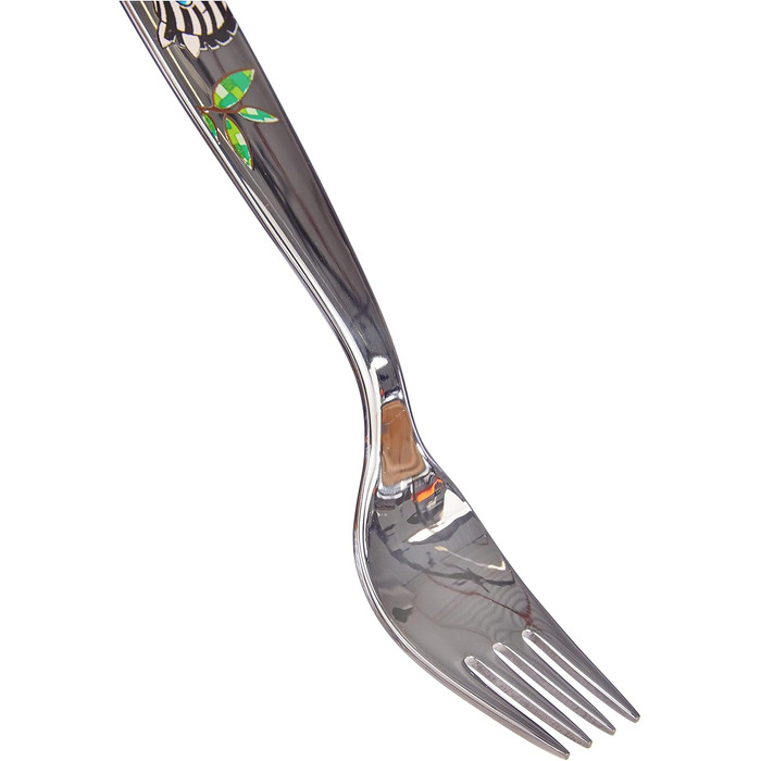 Набір дитячого посуду ZWILLING Jungle Kinderbesteck, 4 шт., з кольоровими джунглівськими мотивами, для дітей від 3 років, нержавіюча сталь 18/10