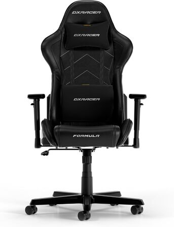 Оригінальне ігрове крісло DXRacer FORMULA L Чорна ПВХ шкіра