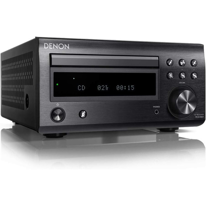 Система Denon D-M 41 Hi-Fi 60 Вт Преміум Сріблястий/Чорний