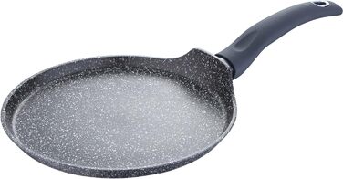 Сковорода для млинців Bergner Orion, кована алюмінієва, сірого кольору, 24 см