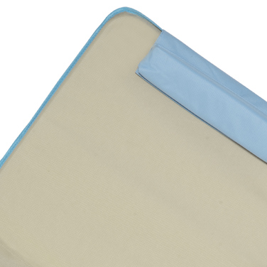 Outsunny Beach Mat, набір з 2 складних пляжних шезлонгів з подушкою, 5-ступінчастий пляжний матрац з регулюванням висоти з сумкою для перенесення, сталь, бежевий, 134 x 48 x 33-43 см