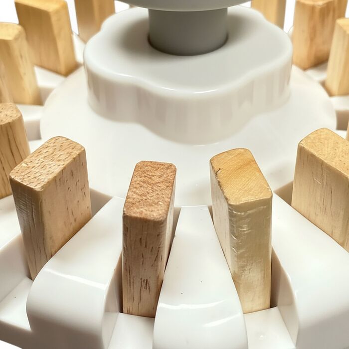 Relaxdays Сушарка для білизни з бука, 18 вішалок