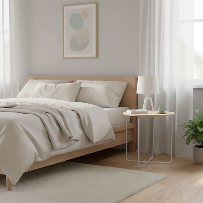 Relaxdays Додатковий столик у скандинавському стилі