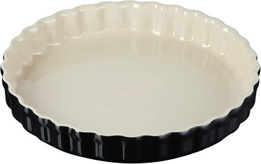 Форма для випічки LE CREUSET, 2.1 л, 28 см, кераміка, чорна, блискуча