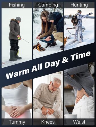 Електричні грілки для рук 2 шт. - легкі, перезаряджувані, з 3 режимами нагріву, до 24 годин роботи, USB, для активного відпочинку взимку (Оранжевий)