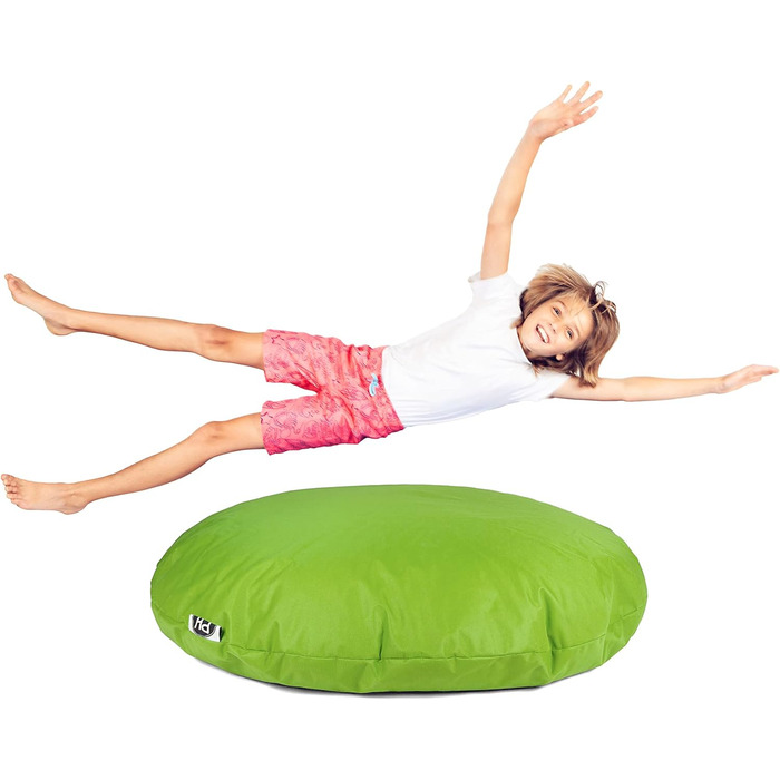 В 1 Функція Beanbag Seat Cushion Bean Bag - Kiwi - діаметр 100 см у 25 кольорах та 3 різних кольорах Розміри - повністю заповнені, 2