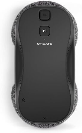 Робот для миття вікон WIPEBOT PRO з Wi-Fi, автоматичний, подвійний злив води, 2 режими розпилення, розпізнавання кутів і країв, кабель безпеки 5 м, бак 60 мл