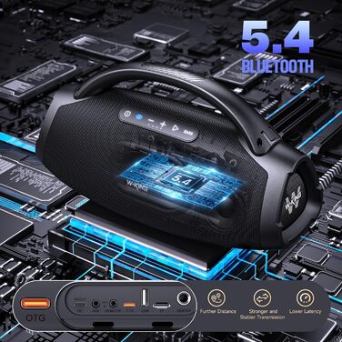 W-King Bluetooth Колонка 330W Peak, 200W RMS, 7.5