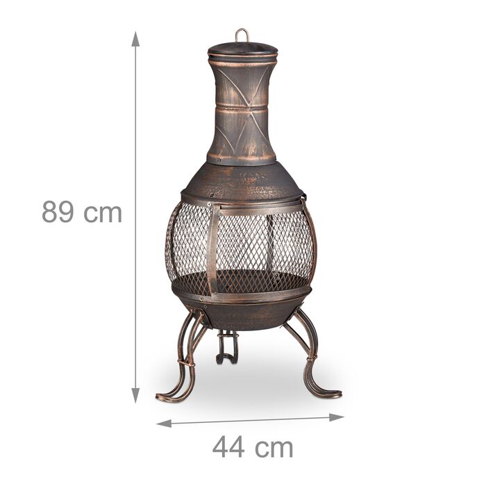 Relaxdays Текільський камін з гачком для прибирання