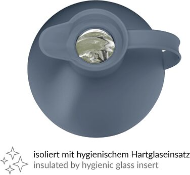 Термокава Alfi Kugel 0.94л Vintage Indigo з нержавіючої сталі, 940 мл, без BPA