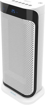 Керамічний обігрівач Cecotec Ready Warm 10100 Smart Ceramic, 2200 Вт, LED-дисплей, 3 режими, термостат, захист від перекидання та перегріву, осциляція, білий