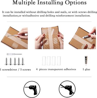 Тримачі для келихів вина Vaisoeny (4 шт), прозорі, для кухні та бару (колір: коричневий, 2 шт в упаковці)