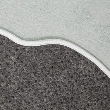 Домашній дитячий килимок Paco, круглий ігровий килимок для дитячої кімнати, нековзний Сучасний килимок із зображенням місячної коали, голова лева, розмір колір (110x150 см, коала, сірий)