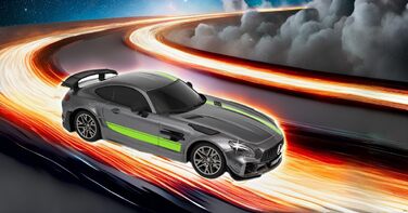 Модель автомобіля Mercedes-AMG GT Pro (1:24) CMJ – радіокерування, офіційна ліцензія, робочі фари, сірий колір