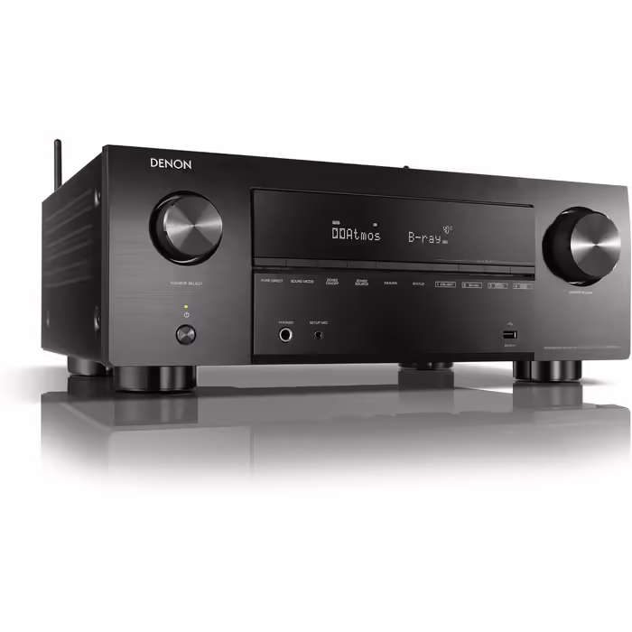 AV-ресівер Denon AVC-X3700H 9.2, Hi-Fi, 8K, Dolby Atmos, Bluetooth, Wi-Fi, Alexa, HEOS, чорний