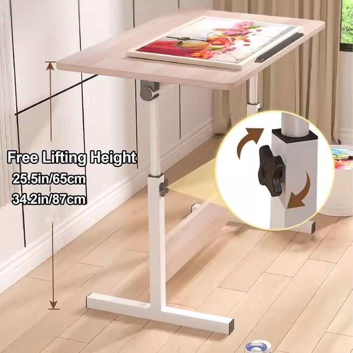 Стіл для малювання Art Desk: регульована висота та кут нахилу, для дому та офісу, чорний (40 x 60 см)