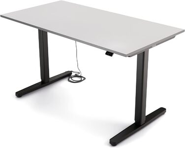 Дитяча парта Yaasa Desk Basic S, 120x70 см, регульована по висоті, з замком для ключів та USB-роз'ємом для зарядки