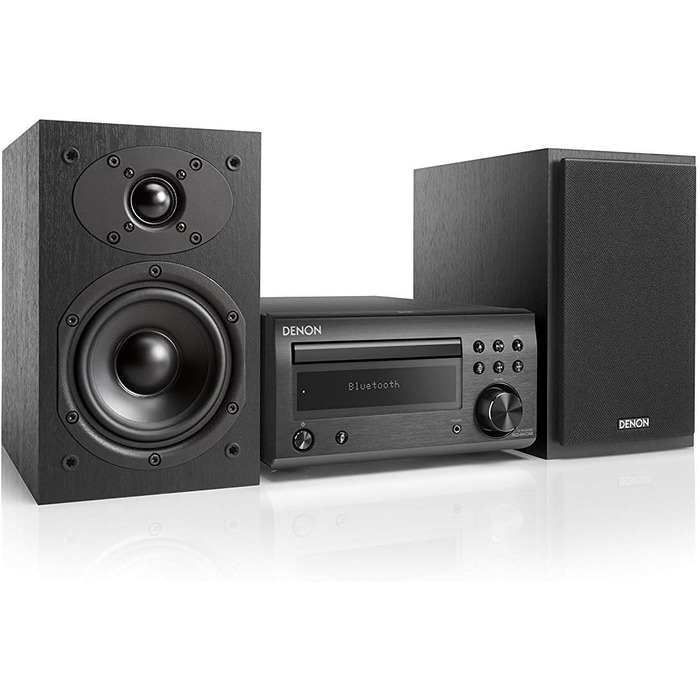 Система Denon D-M 41 Hi-Fi, 60 Вт, чорний