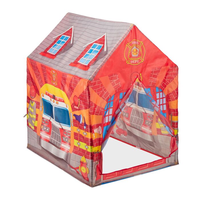 Дитячий намет Relaxdays 'Пожежна бригада'