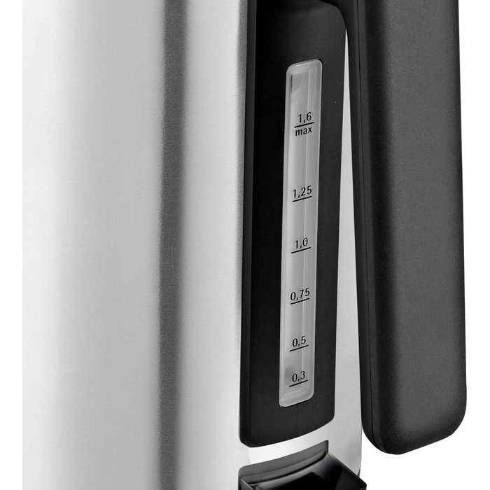 Електричний чайник WMF Lono 1.6л з нержавіючої сталі, з фільтром від накипу, 2400 Вт, підсвічуванням рівня води, матовий нержавіюча сталь