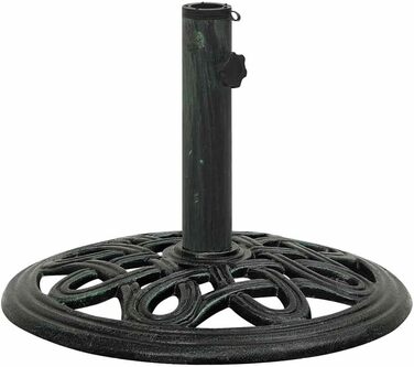 Підставка для парасольки від сонця, металева, біла, 45x45x30 см, vidaXL