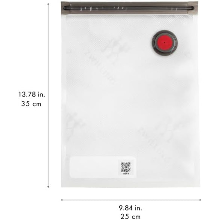 Набір ZWILLING Fresh & Save: контейнери для зберігання продуктів з вакуумним насосом (9 шт.) з нержавіючої сталі, M-18 см, L-24 см