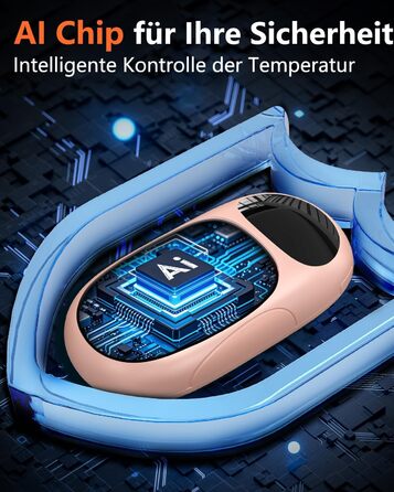 Електричні грілки для рук DDKJ - 2 шт. з LED-дисплеєм та 3 рівнями нагріву. Підзаряджаються, багаторазові, для дітей, чоловіків та жінок.