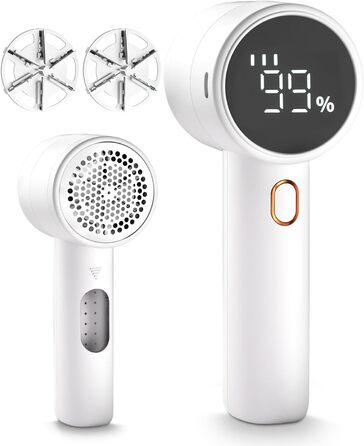 Електричний видалення ворсу для одягу Elfenbein: 6 лез, 3 швидкості, LED-дисплей