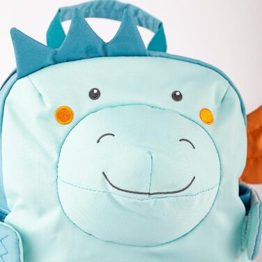 Дитячий рюкзак Sigikid, рюкзак для дитячого садка міцний, легкий, зручний для дітей, для дитячого садка, ясел, екскурсій, дозвілля, для дітей від 2-5 років, 5,2 л (синій/дракон)