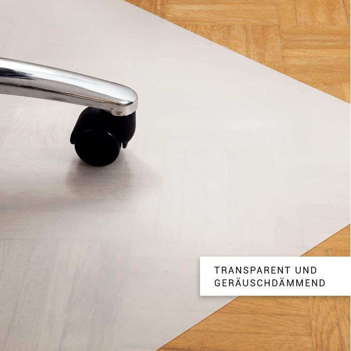 Килимок під офісне крісло Roxus® - захист для підлоги (різні розміри, молочний колір) - підходить для паркету, ламінату, килима, плитки, твердих підлог. Захист для геймінгового крісла