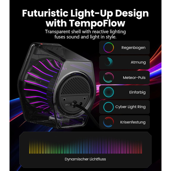 Edifier G2000 Pro - Bluetooth колонки для комп'ютера з 7.1 об'ємним звуком, RGB підсвічуванням, USB та Aux входами (білі)