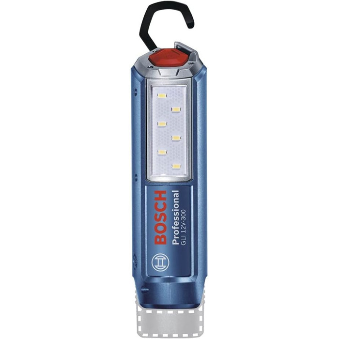 Світлодіодна лампа Bosch Professional 12V 18,2 см 300 люмен синій