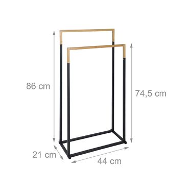 Підставка для рушників Relaxdays з двома перекладинами