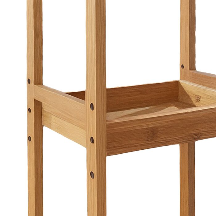 Відкидна полиця Relaxdays з бамбука, 3 відділення