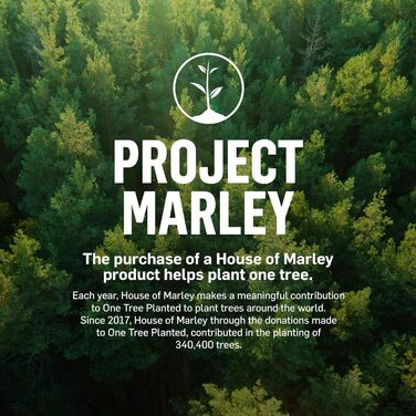 Вініловий програвач House of Marley Stir It Up Wireless з Bluetooth, попереднім підсилювачем, тонармом Audio-Technica, корпус із бамбука, швидкості 33/45 об/хв, екологічний дизайн, чорний