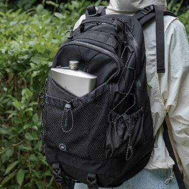 iBasingo Титанова фляга-термос 1.4л (49oz) для кемпінгу, туризму, Bushcraft. Легка, з міцним кришкою та воронкою.