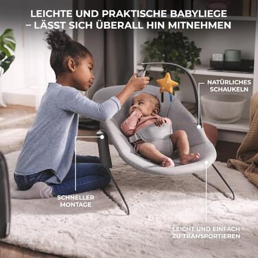 Дитячий стільчик Kinderkraft ENOCK 3 в 1 (6 міс - 10 років), сірий. Регулювання спинки, знімний бампер та ремінь безпеки
