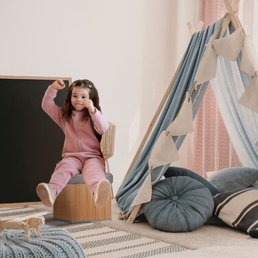 Relaxdays Пуф з місцем для зберігання