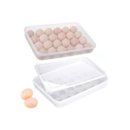 Ящик для зберігання яєць з 2 предметів, пластиковий ящик для зберігання яєць, пластиковий контейнер для яєць, прозорий ящик для зберігання яєць