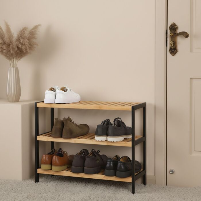 Стелаж для взуття Relaxdays з бамбука